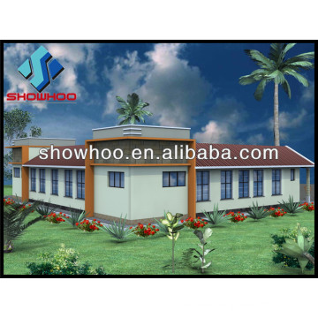 light steel prefab villa frame house luxury villa